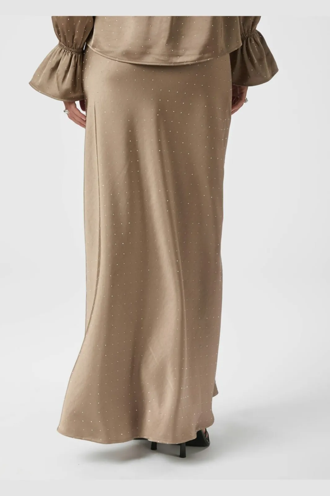 Neo Noir Viso Heavy Sateen Bedaz Skirt 166890 811