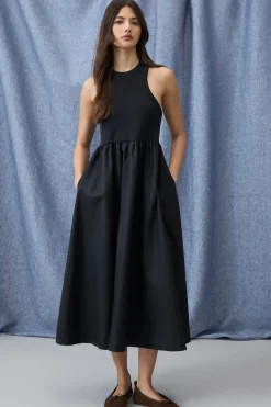 Online Vila Visonja S/L Midi Dress 4912208 Black