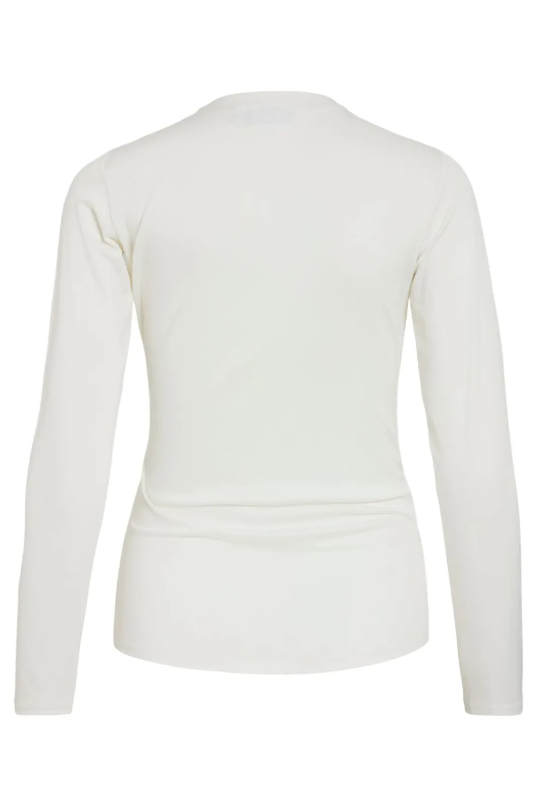 Vila Vizurna Funnelneck L/S Top/R 4864247 Cloud Dancer