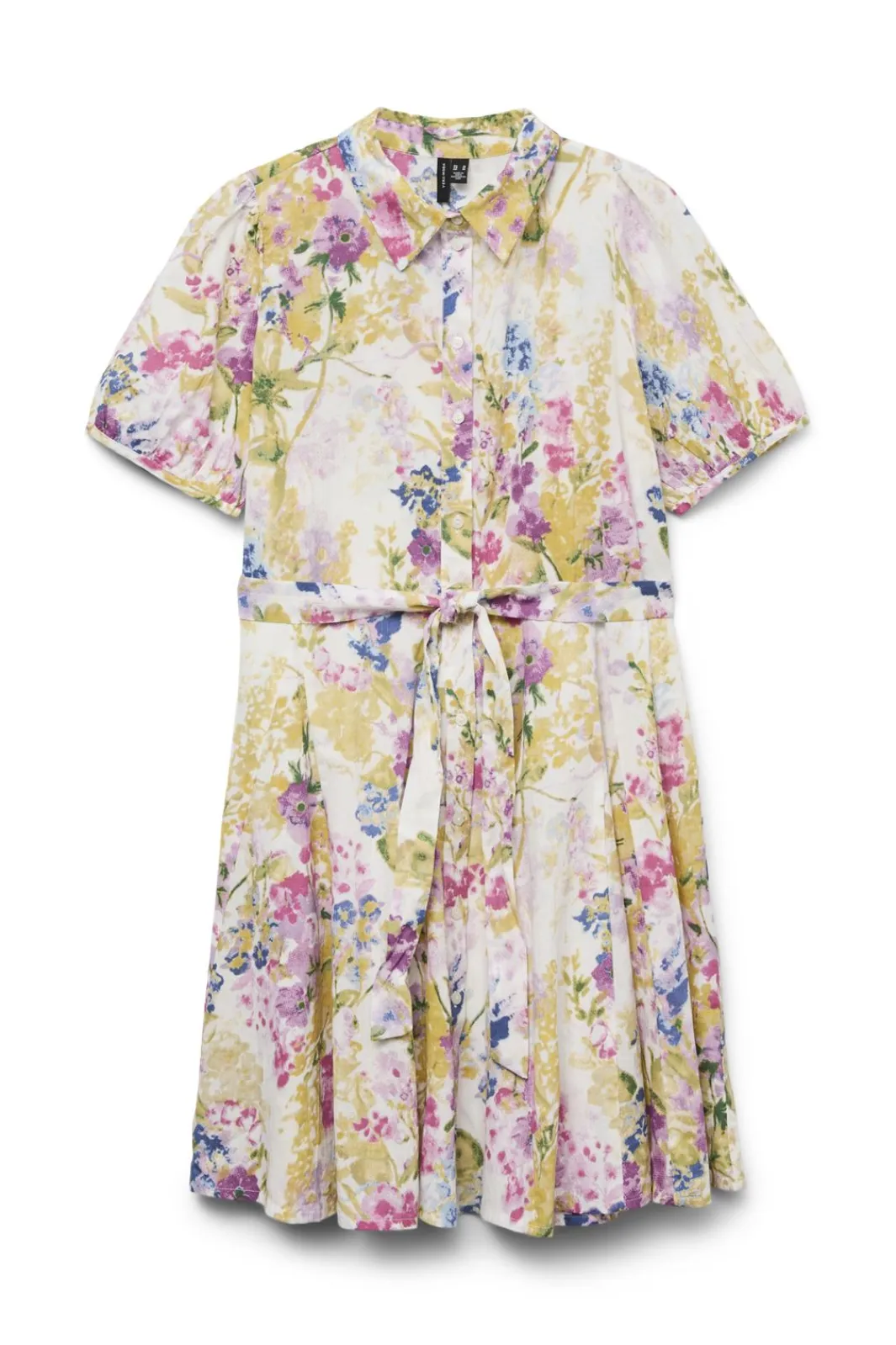 Hot Vero Moda Vmdicthe 2/4 Short Volume Dress 4677272 Snow White Lucky