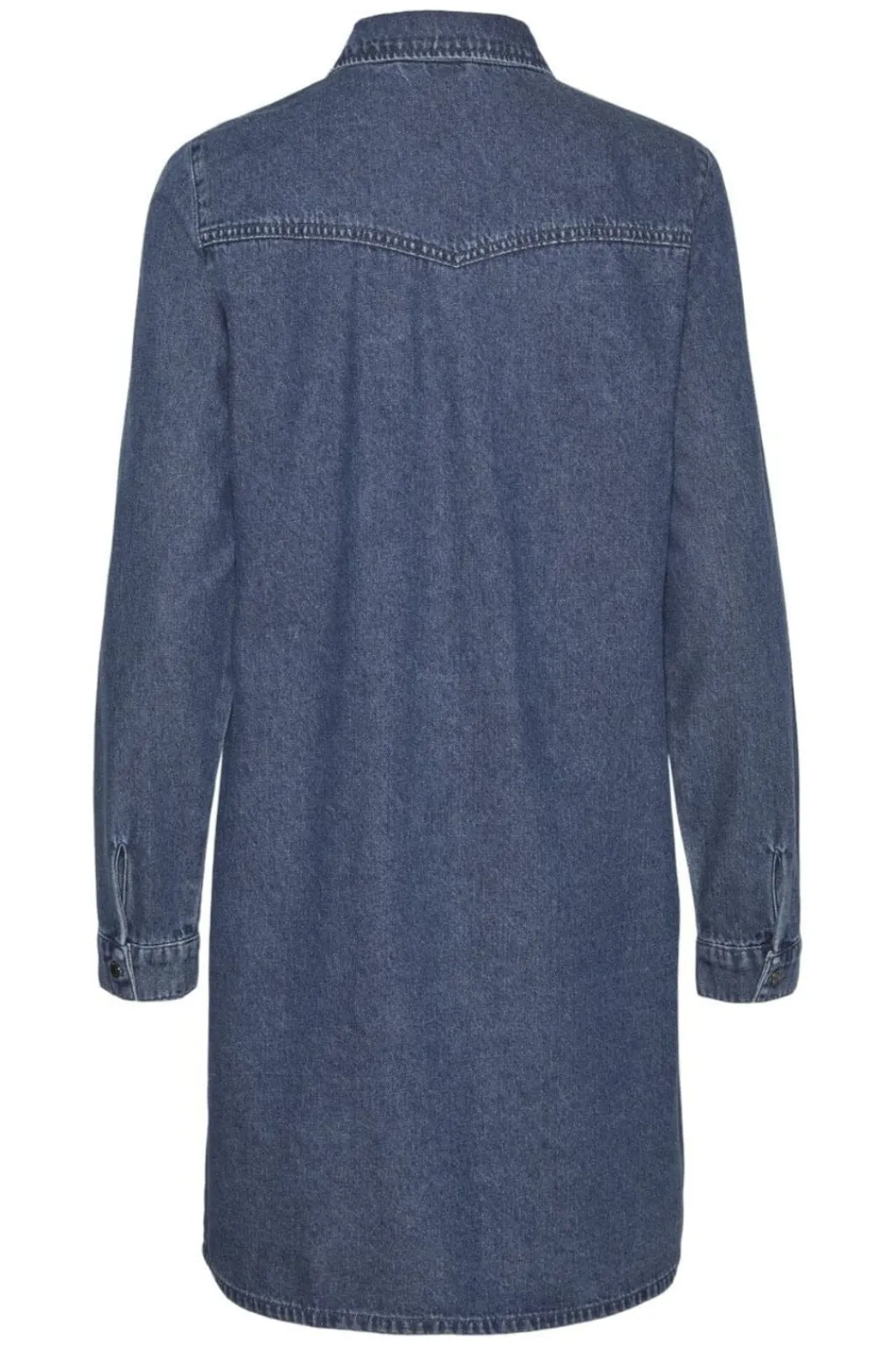 Outlet Vero Moda Vmjennie Ls Short Denim Dress Mix 4536351 Medium Blue Denim