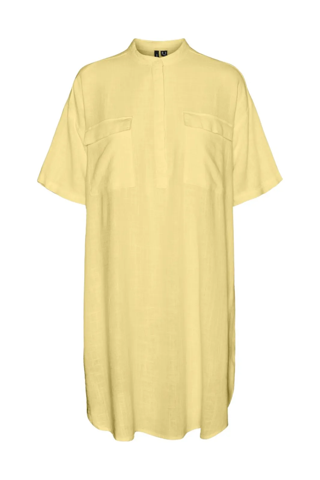 Hot Vero Moda Vmline 2/4 Linen Mix Tunic 4774731 Pale Banana