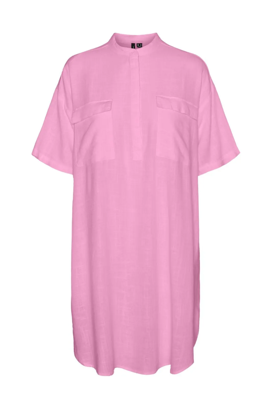 New Vero Moda Vmline 2/4 Linen Mix Tunic 4240302 Bonbon