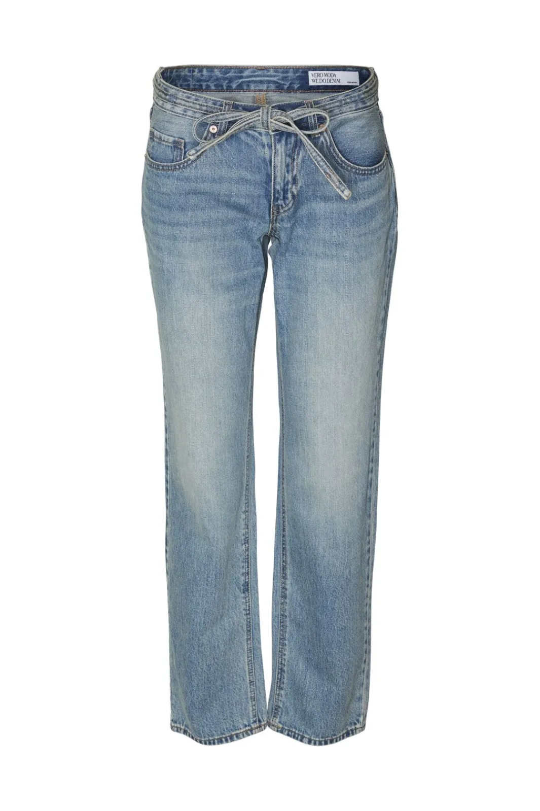 New Vero Moda Vmpam Lr Straight Denim Jeans Li3116 4578918 Medium Blue Denim