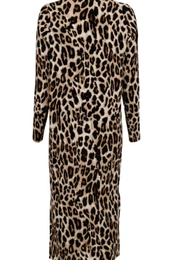 Clearance Neo Noir Vogue Big Leo Dress Eksklusiv hos Molly&My Leopard