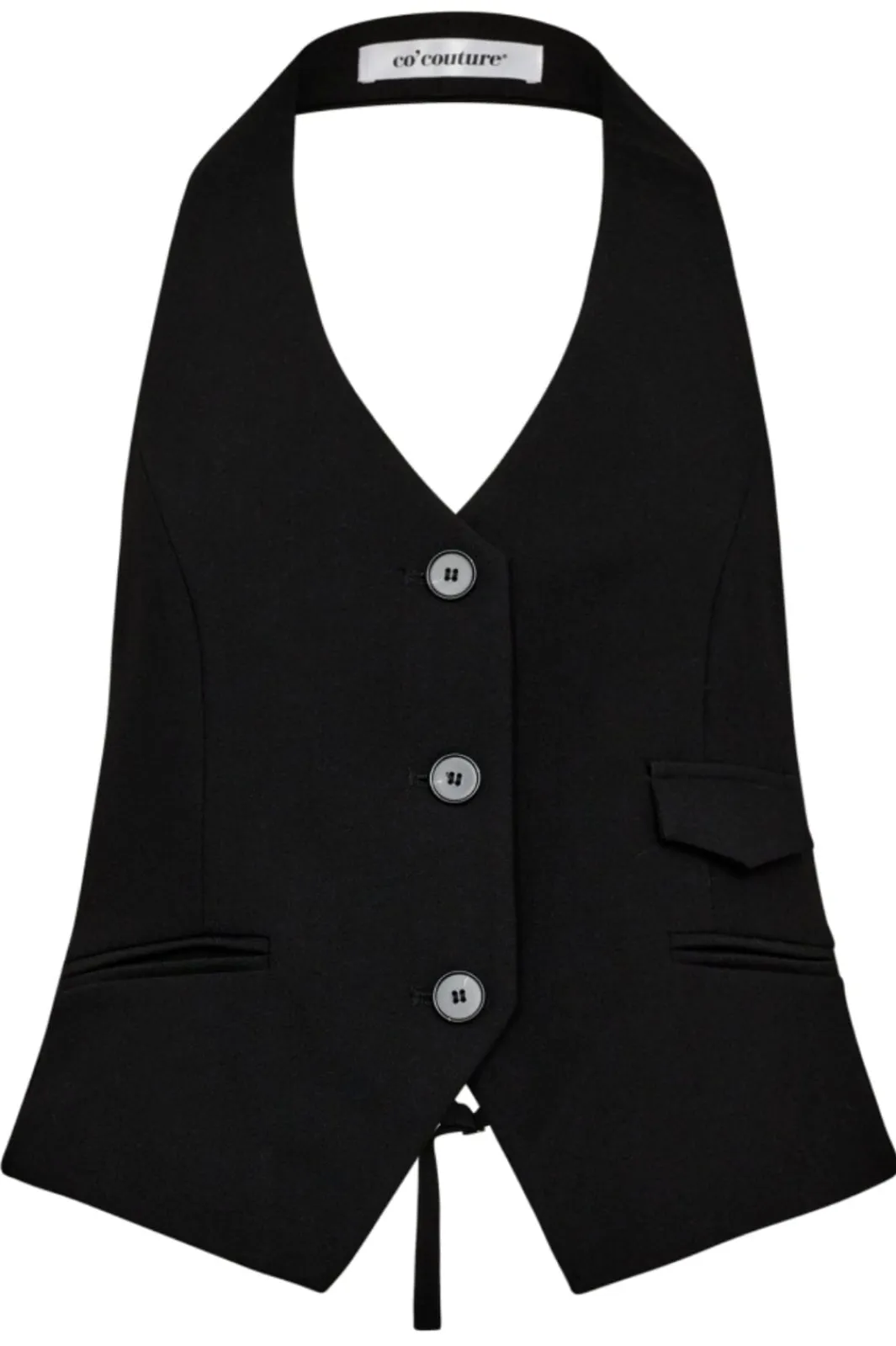 Co´Couture Volacc Halter Vest 30167 96 Black