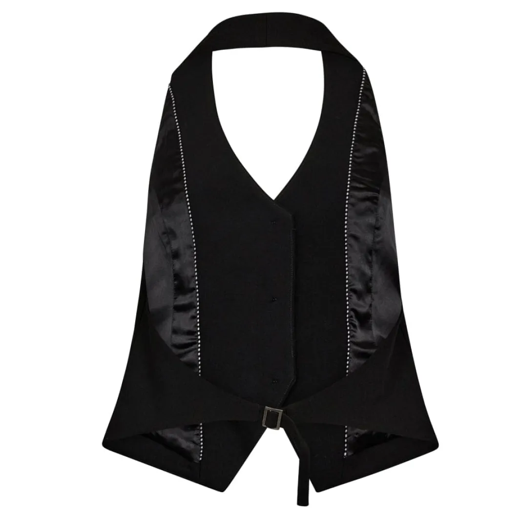 Co´Couture Volacc Halter Vest 30167 96 Black