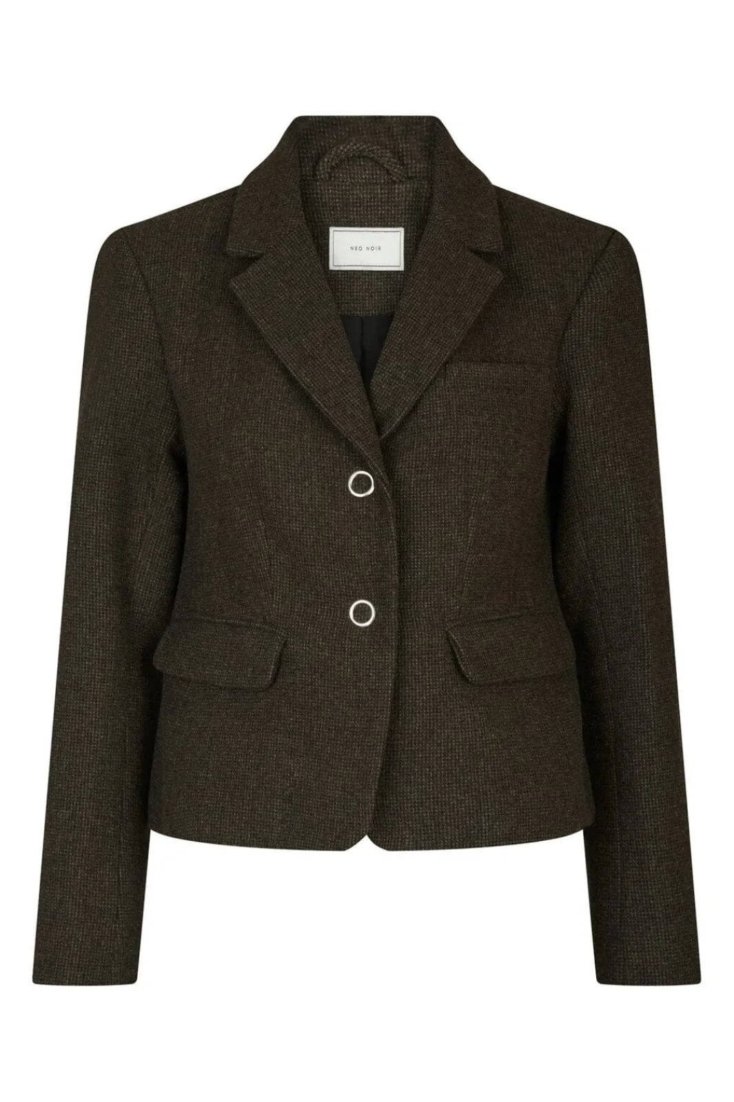 Best Neo Noir Waed Mini Check Blazer 166184 205