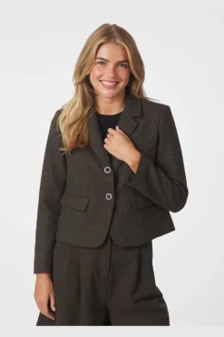 Best Neo Noir Waed Mini Check Blazer 166184 205