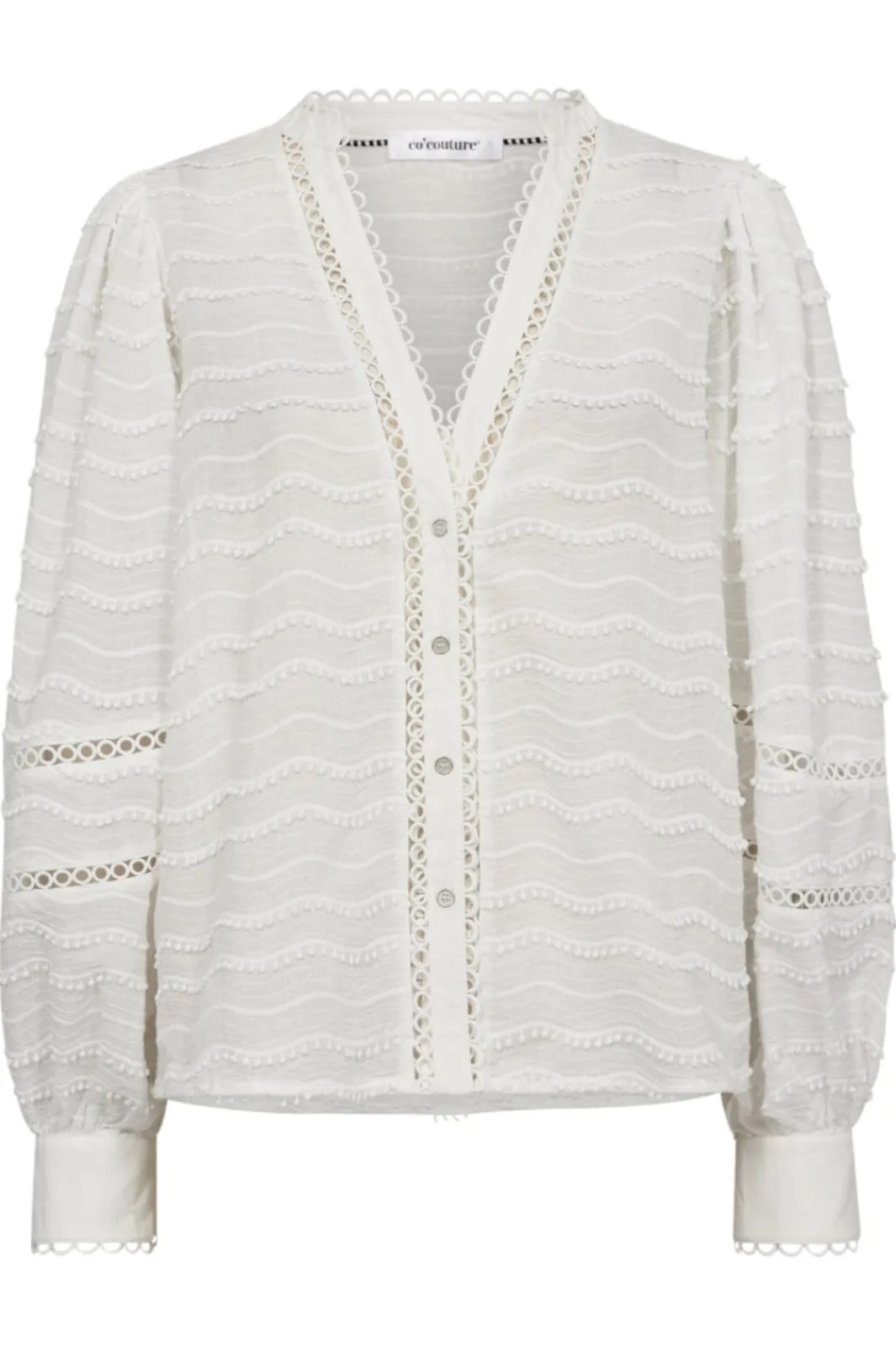 New Co´Couture Wavedingcc Shirt 35533 11 Off White