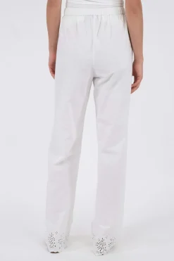 Best Neo Noir William Embroidery Pants White