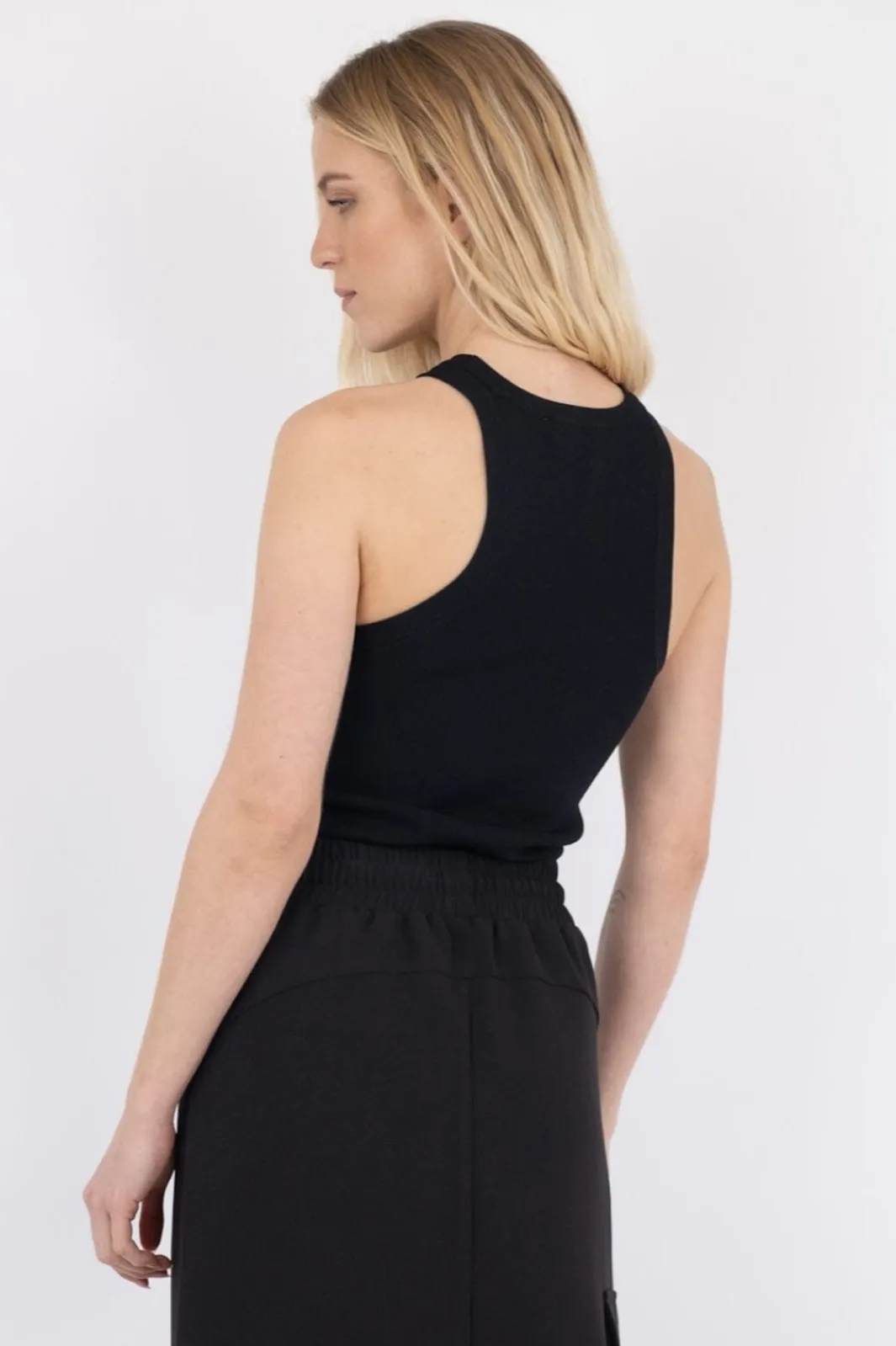 Best Neo Noir Willy Knitted Top Black