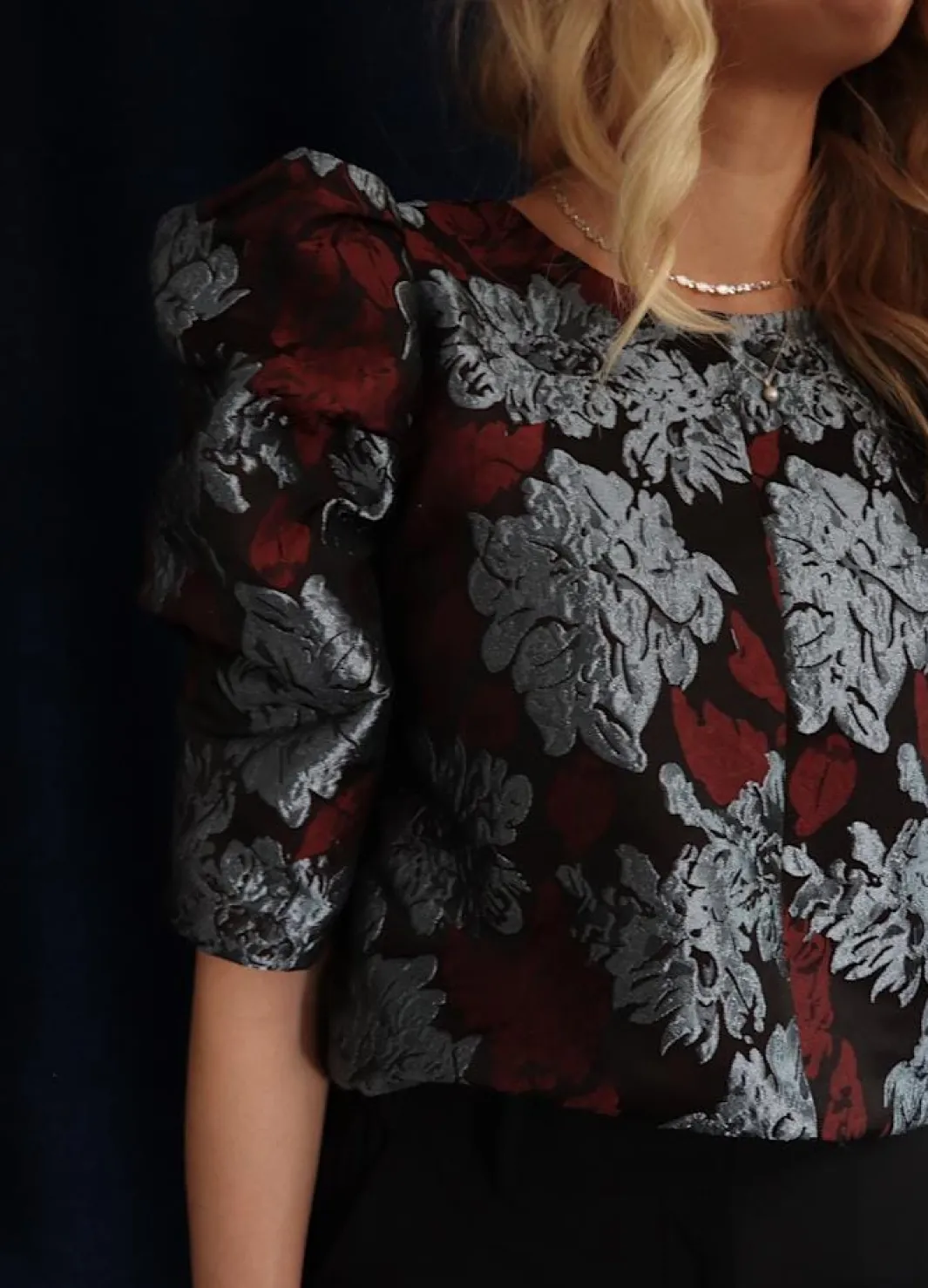 Hot Liberte Winnie Blouse 22140 Bordeaux Silver