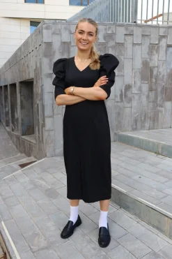 Hot Liberte Winnie Vneck Dress 22319 Black