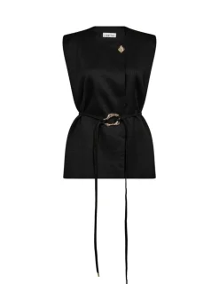 Outlet Haute L'Amitié X Buckle Vest HL10458 Black