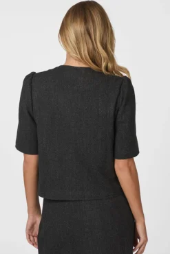 Neo Noir Xanthe Herringbone Blazer 165683 104