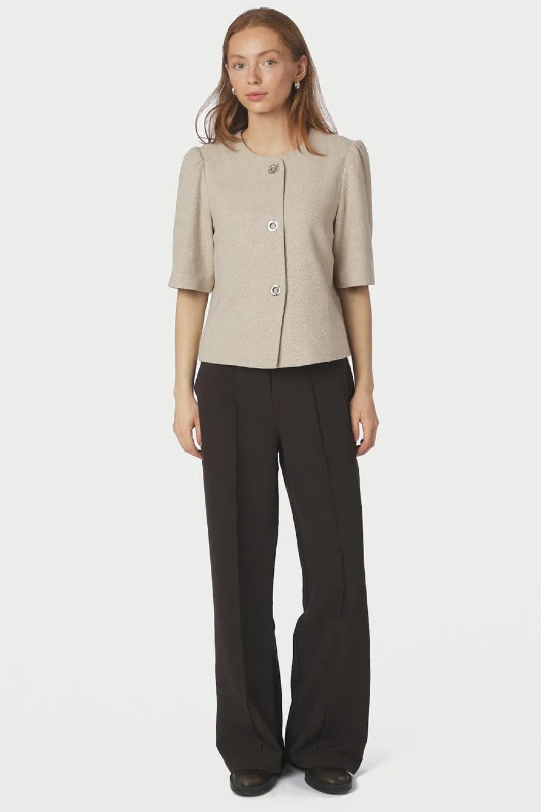 Hot Neo Noir Xanthe Light Herringbone Blazer 167111 213