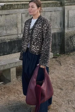 Clearance Neo Noir Yara Denim Long Skirt Dark Blue