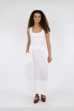 Sale Neo Noir Yara Long Poplin Skirt 163076 120