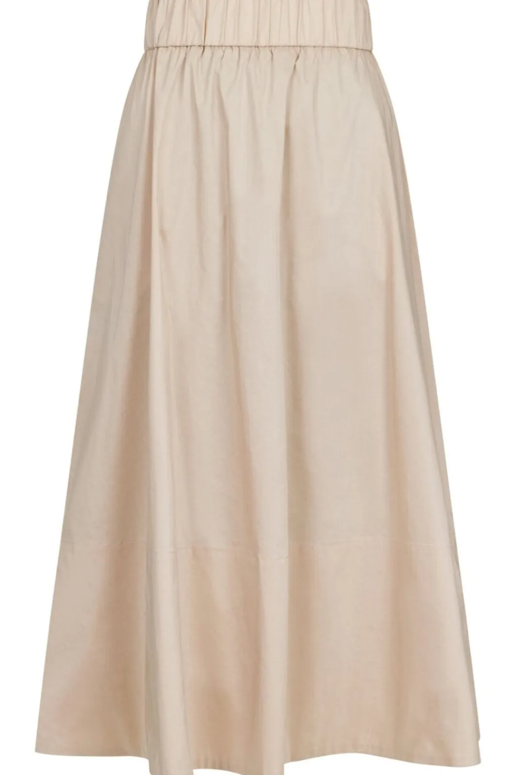 Outlet Neo Noir Yara Poplin Skirt Dark Sand