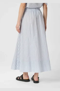 Sale Neo Noir Yara Stripe Long Skirt 165286 145