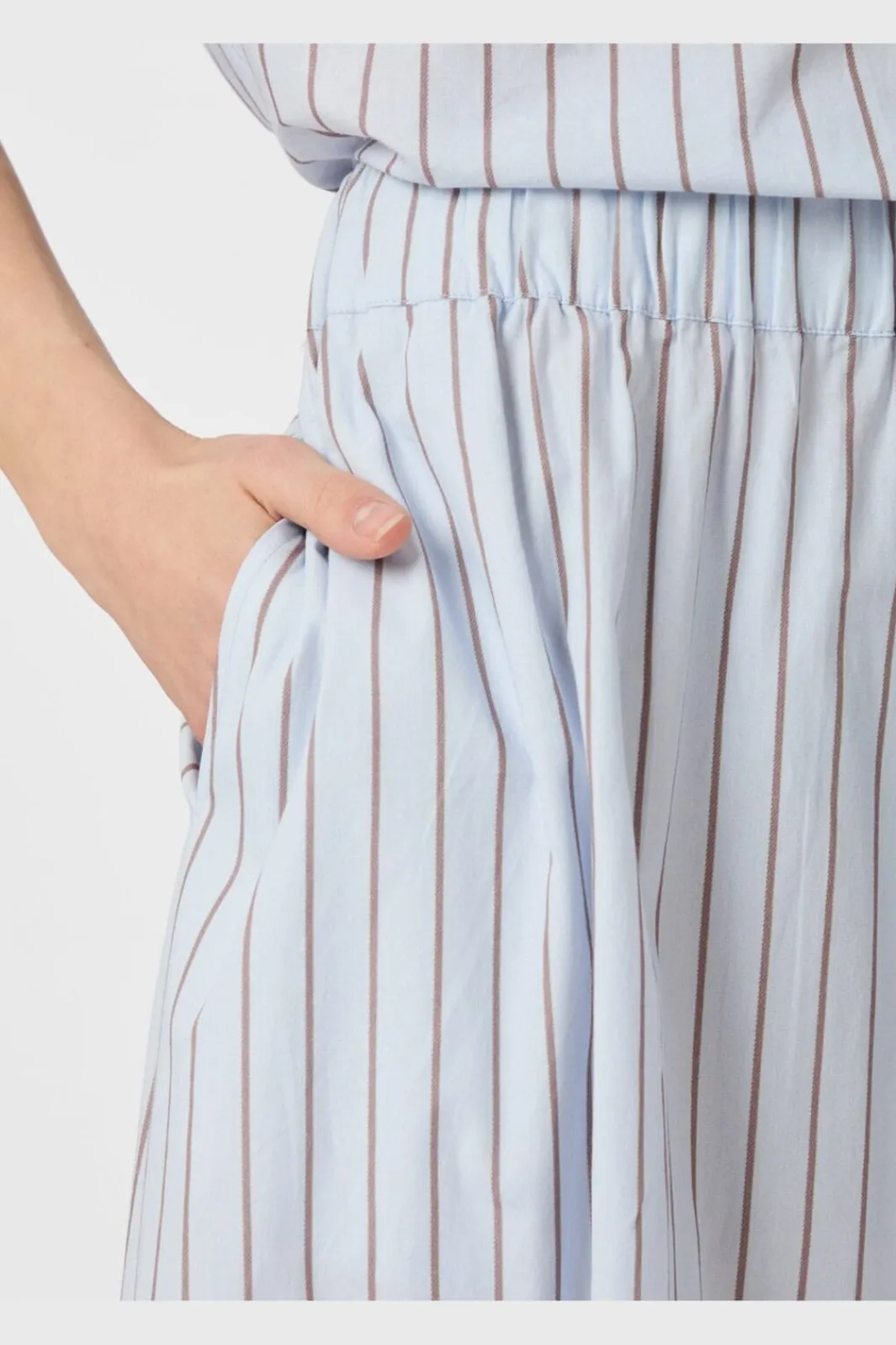 Sale Neo Noir Yara Stripe Long Skirt 165286 145