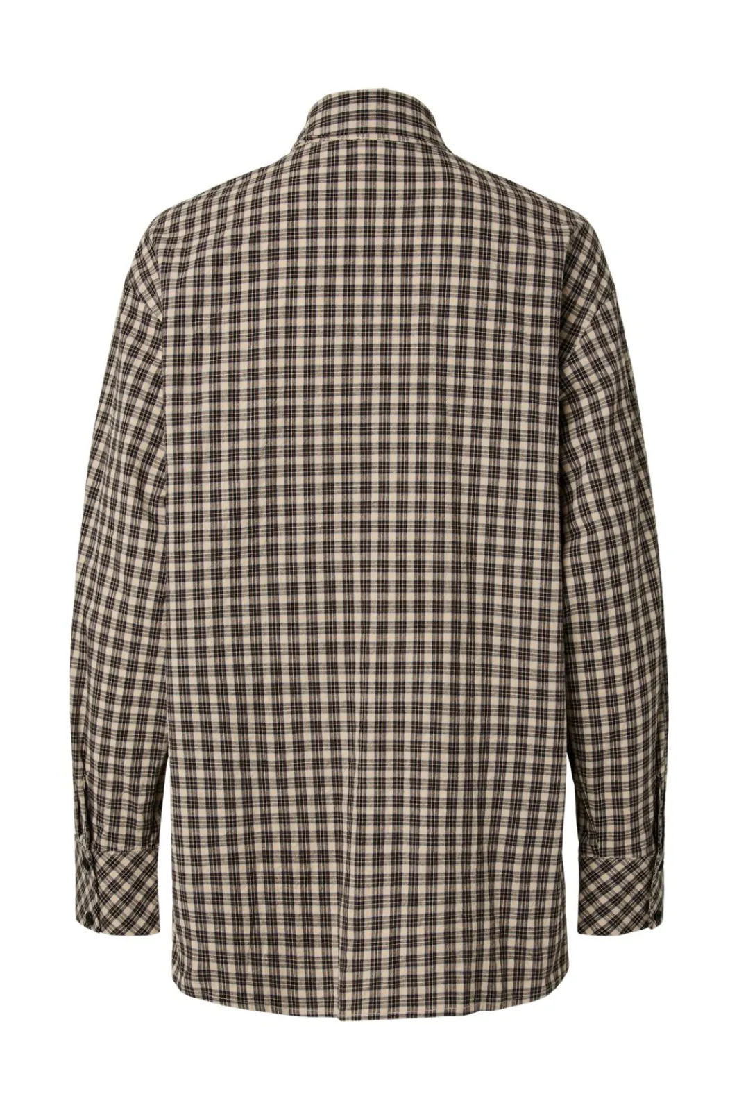 Best YAS carlina Ls Long Shirt 5108963 Chocolate Brown W. Checks