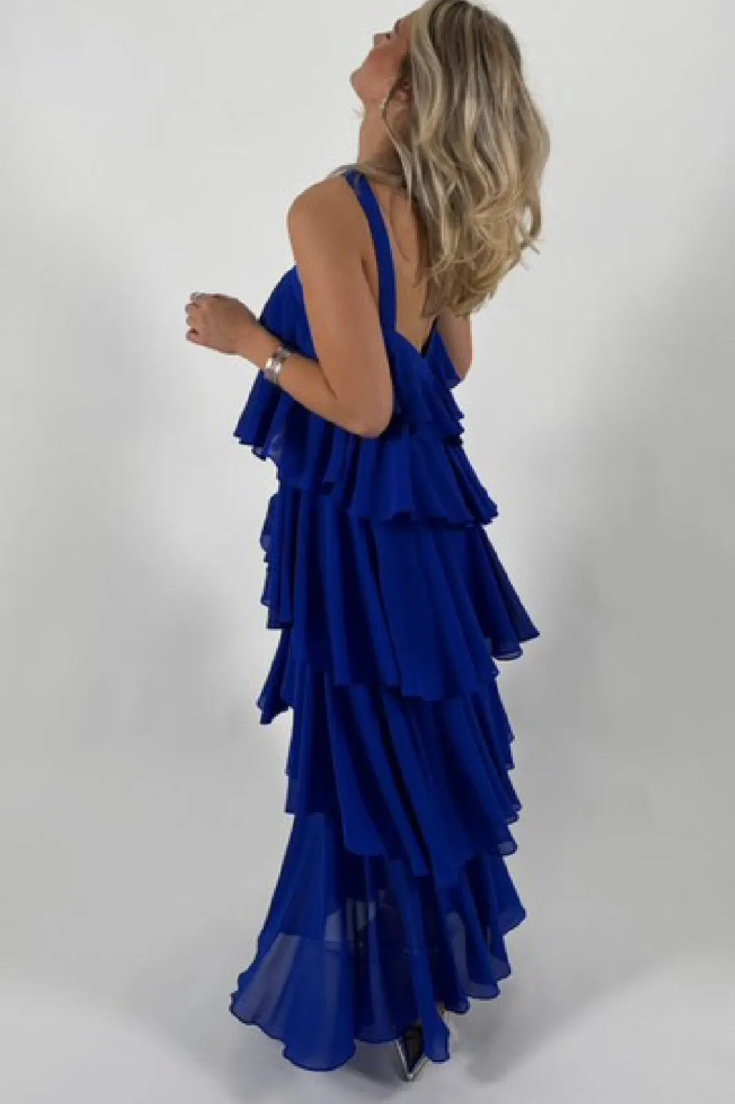 Hot YAS dahlia Halterneck Maxi Dress 4795529 Dazzling Blue