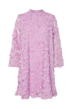 Sale YAS karly 7/8 Short Dress 4920194 Pink Lavender