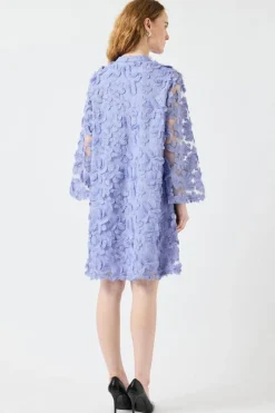 YAS karly 7/8 Short Dress 4920193 Blue Heron