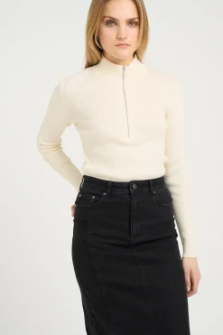 Online Gestuz Yasmiagz Zipper Pullover 10909819 110103
