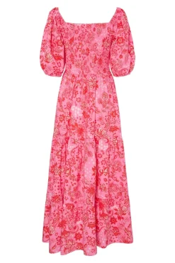 Clearance YAS parisa 2/4 Ankle Dress 4841596 Sachet Pink Parisa Print