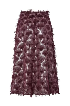 New YAS pazilla Skirt 4875443 Port Royale W Metallic