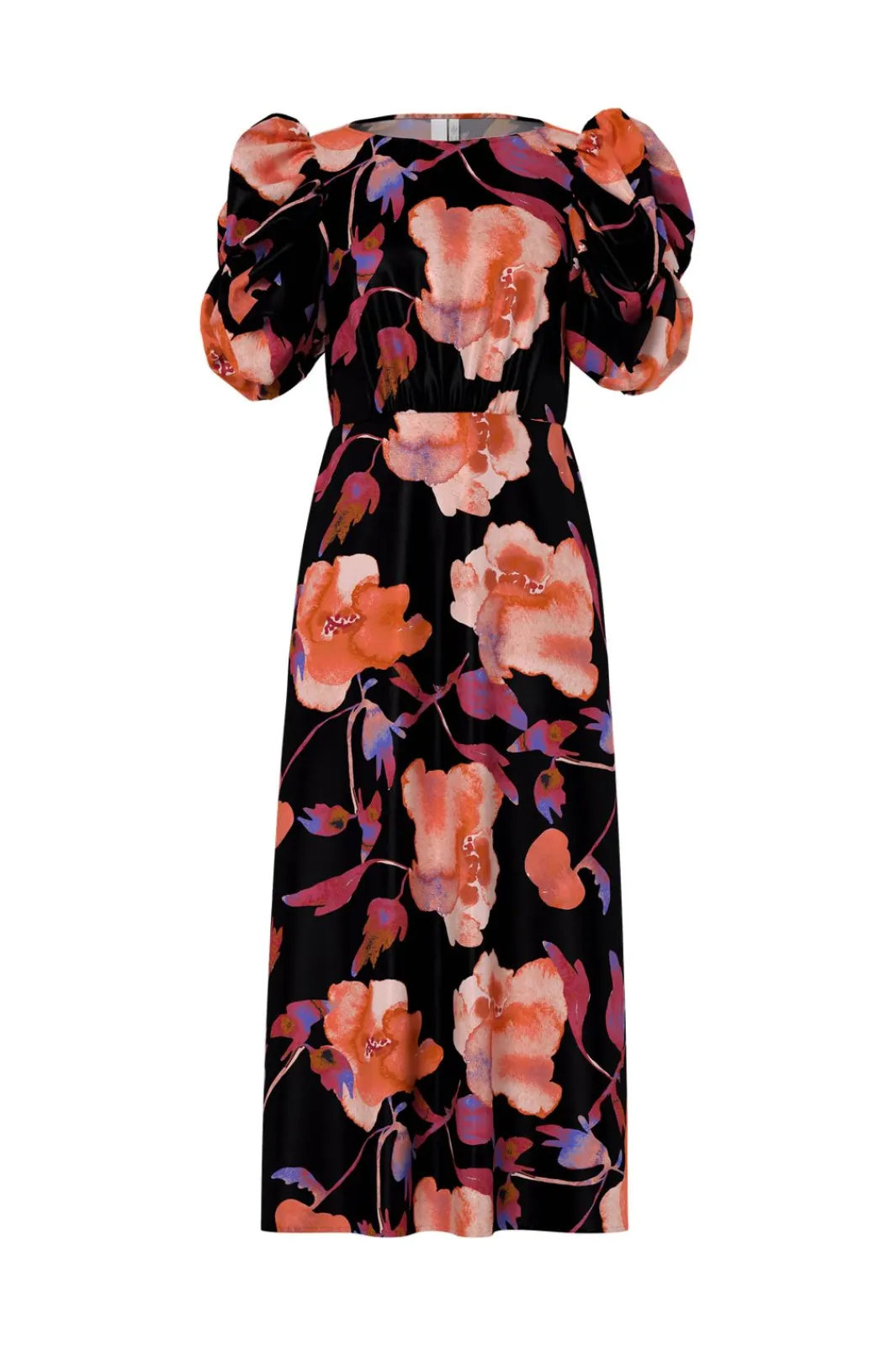 Outlet YAS pella 2/4 Long Dress 5017818 Black Pilana Aop