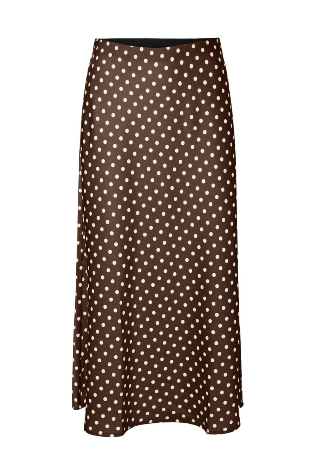 Discount YAS pella Midi Skirt 5084717 Pinecone Ecru Dots