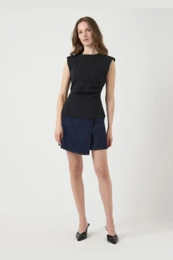 Discount YAS pina Sl Top 4869707 Black