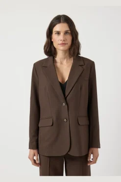 Best YAS reemaj Ls Blazer 4961528 Chocolate Brown