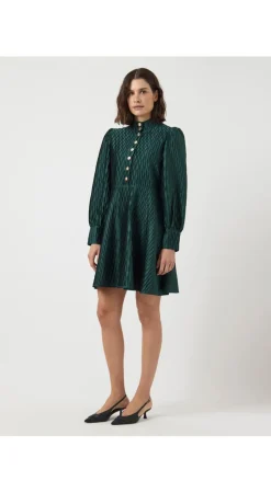 Discount YAS ripple Ls Dress 4841719 Ponderosa Pine