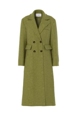 Best YAS royla Ls Wool Blend Long Coat 5099573 Cardamom Seed