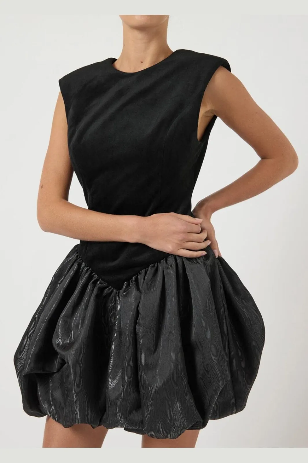 Discount YAS sarah Sl Bubble Hem Dress Gf 4933406 Black