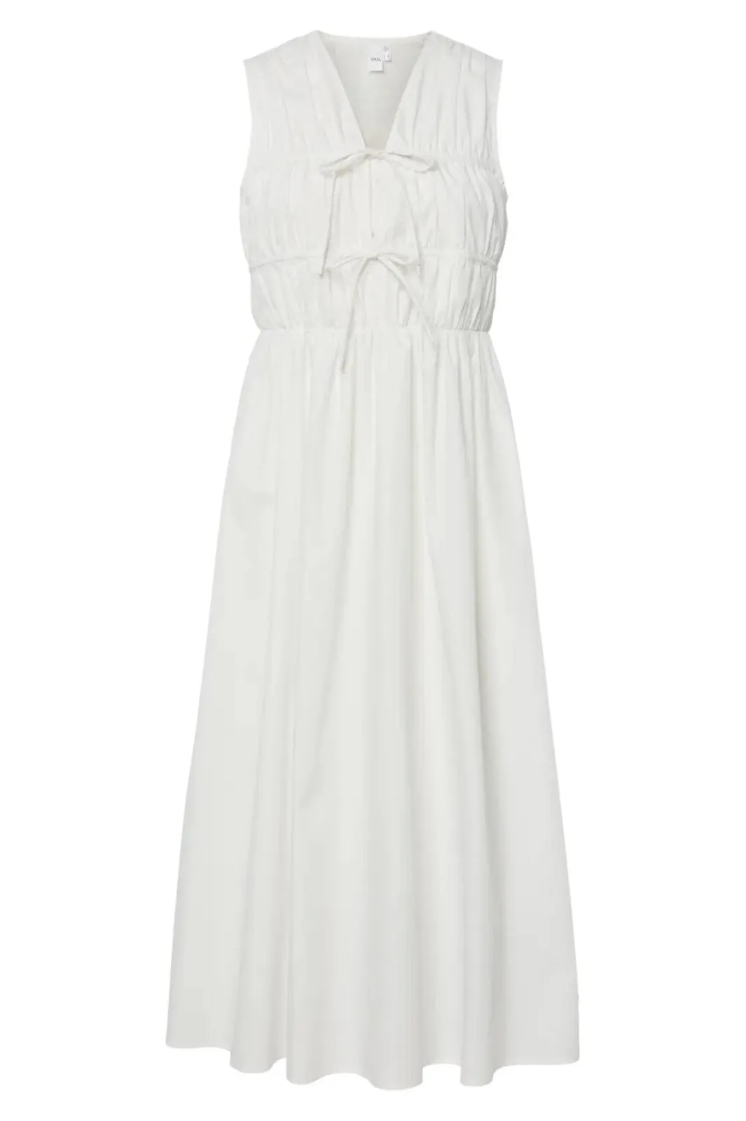 YAS sascha Sl Long Dress 4851082 Star White