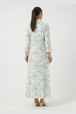 Clearance YAS savanna Long Shirt Dress 4745084 Star White Sumelli