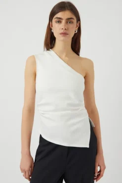 Sale YAS venice One Shoulder Top 4763675 Star White