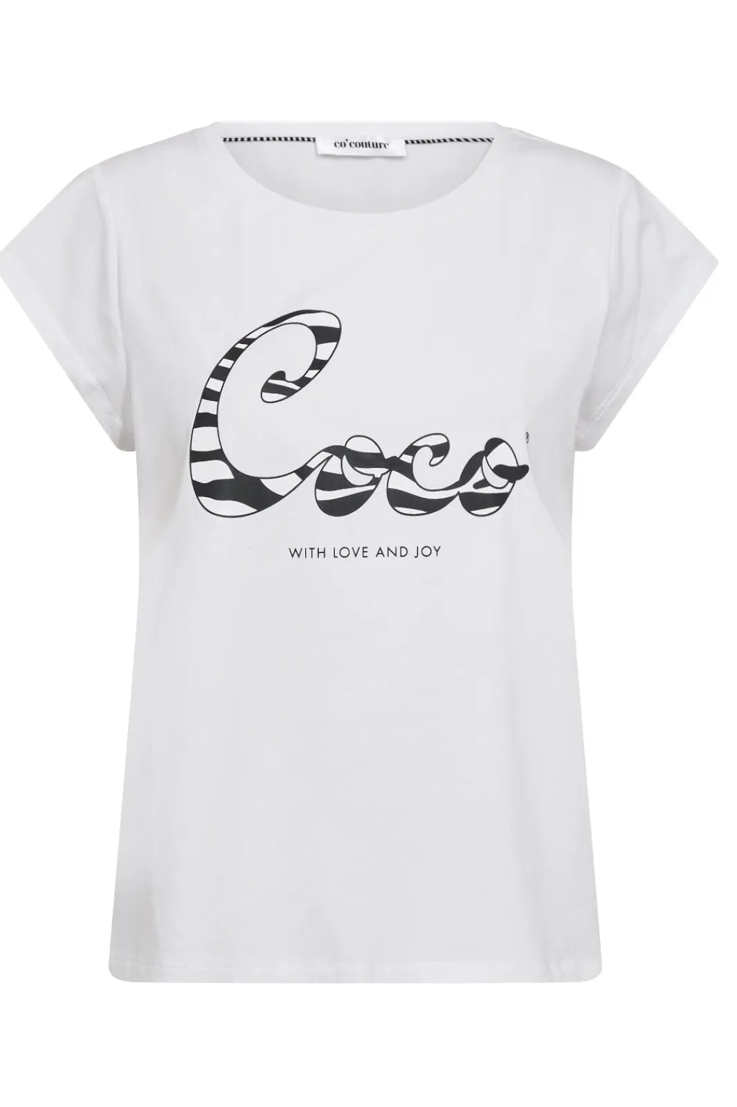 Co´Couture Zebracc Coco Tee 33120 4000 White