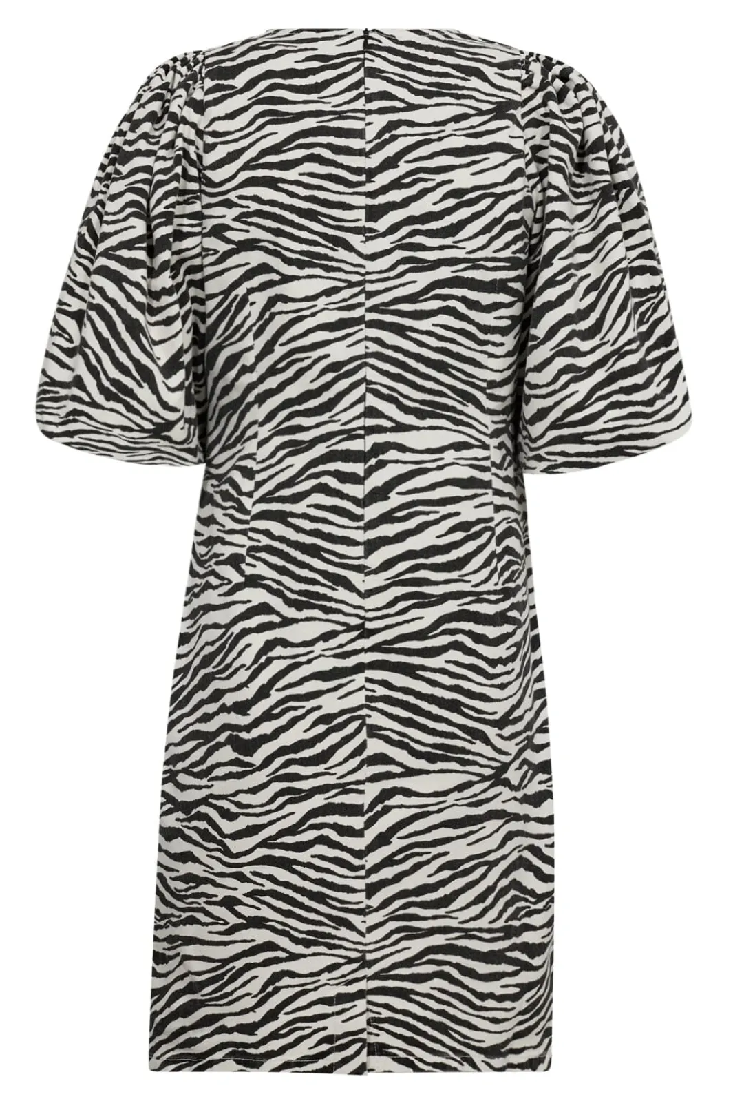 Co´Couture Zioncc Zebra Crop Puff Dress 36396 1196 Offwhite-Black