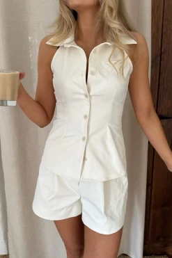 Online BYIC Zoeyic Shorts A23816 White