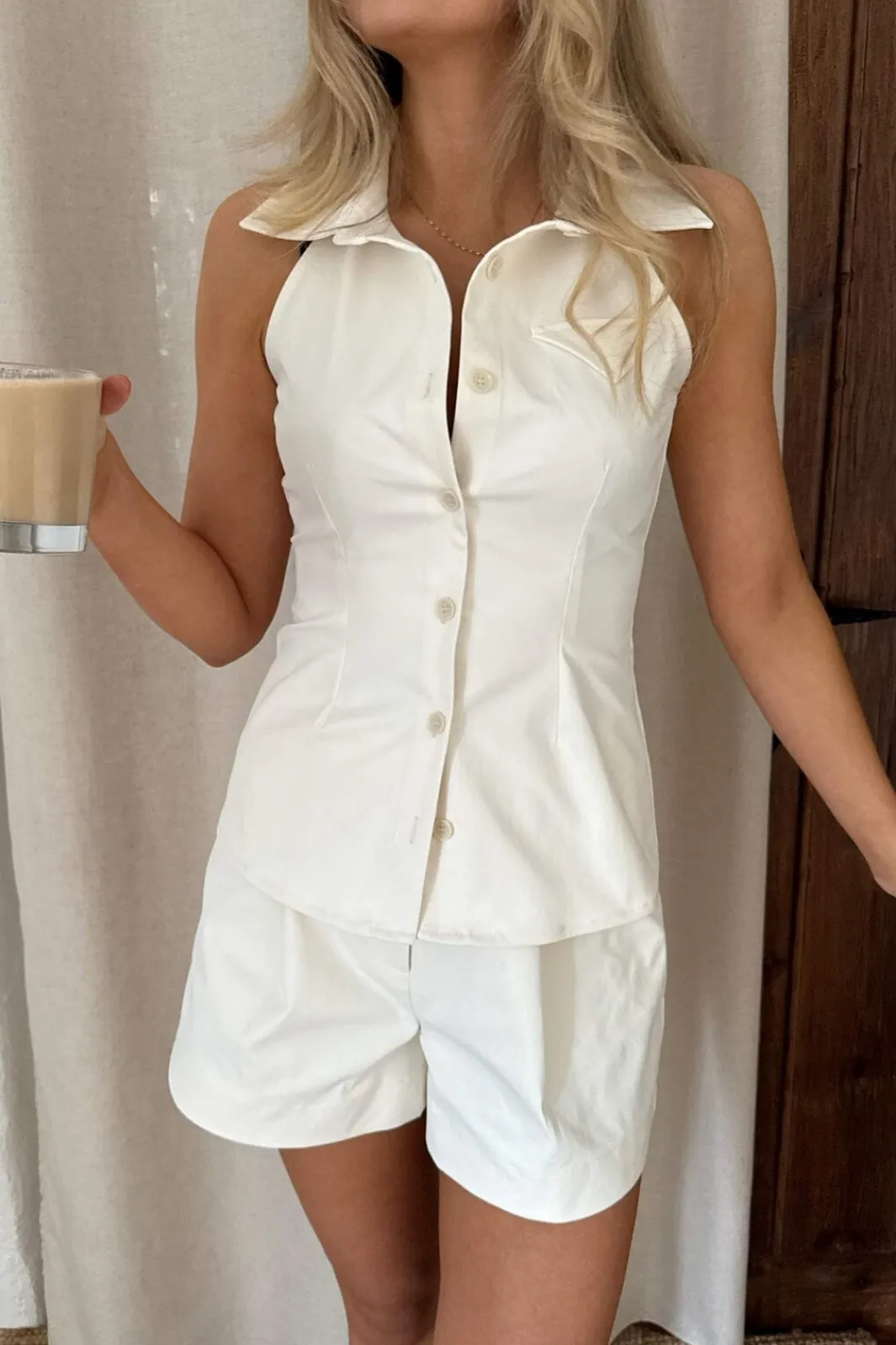 Online BYIC Zoeyic Shorts A23816 White