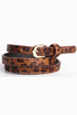 Online Plissé Copenhagen Zonia Belt Dark Leopard